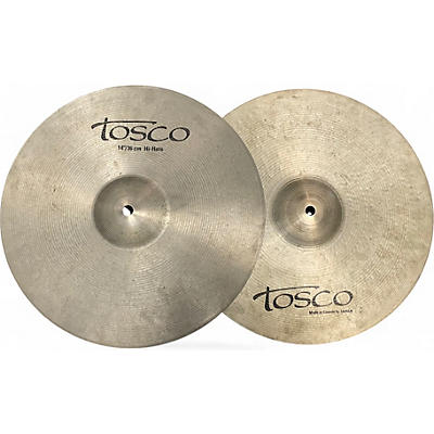 SABIAN Used SABIAN 14in TOSCO HI HAT PAIR Cymbal