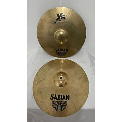 SABIAN Used SABIAN 14in XS20 Hi Hat Pair Cymbal