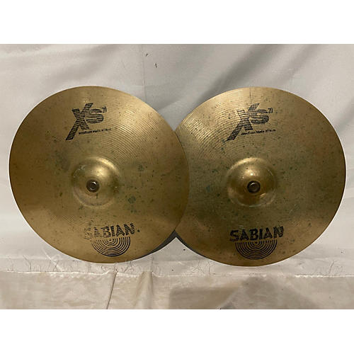 SABIAN Used SABIAN 14in XS20 Medium Hi Hat Pair Cymbal 33