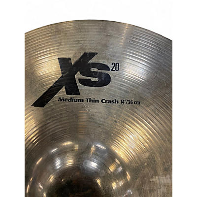 Used SABIAN 14in XS20 Medium Thin Crash Cymbal