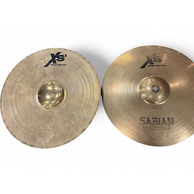 Used SABIAN 14in XS20 Rock Hi Hat Pair Cymbal