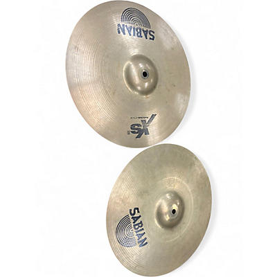 Used SABIAN 14in XS20 Rock Hi Hat Pair Cymbal