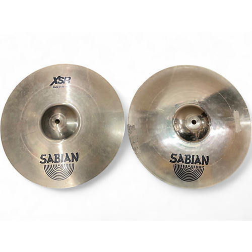 Used SABIAN 14in XSR HI HAT Cymbal 33