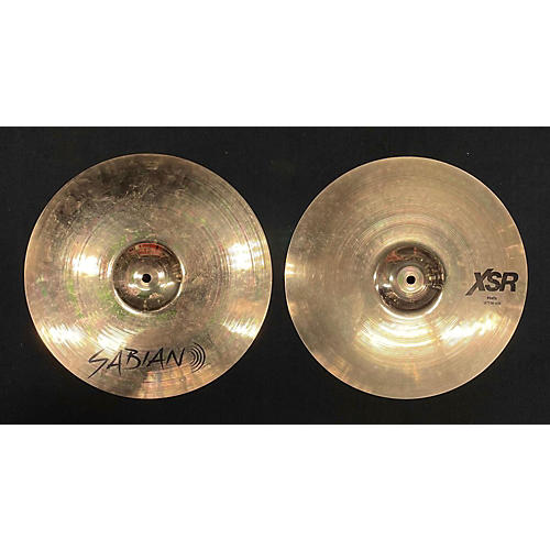 SABIAN Used SABIAN 14in XSR HI HAT PAIR Cymbal 33