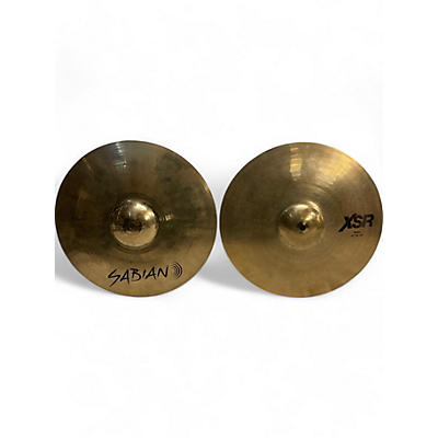 Used SABIAN 14in XSR HI HAT PAIR Cymbal