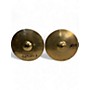 Used SABIAN 14in XSR HI HAT PAIR Cymbal 33