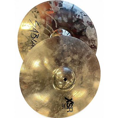 Used SABIAN 14in XSR HI HAT PAIR Cymbal