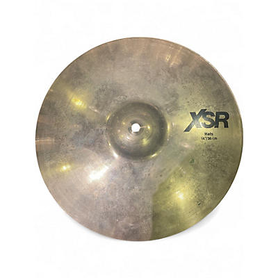 Used SABIAN 14in XSR HI HAT PAIR Cymbal