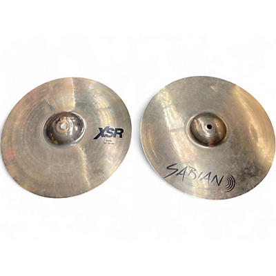 Used SABIAN 14in XSR HI HAT PAIR Cymbal