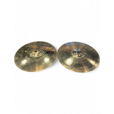 Used SABIAN 14in XSR HI HAT PAIR Cymbal