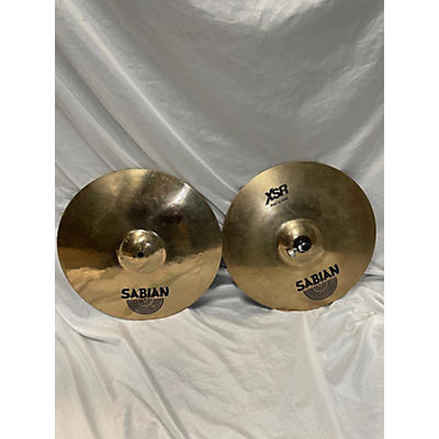 SABIAN Used SABIAN 14in XSR HI HATS 14 Cymbal