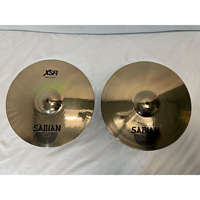 SABIAN Used SABIAN 14in XSR HIHAT PAIR Cymbal