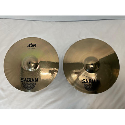 SABIAN Used SABIAN 14in XSR HIHAT PAIR Cymbal 33