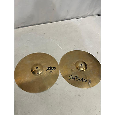 SABIAN Used SABIAN 14in XSR Hi Hat Pair Cymbal