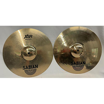 SABIAN Used SABIAN 14in XSR Hi Hat Pair Cymbal