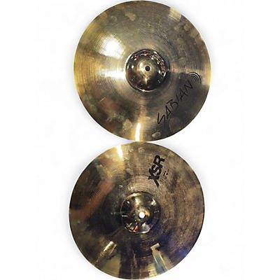 Used SABIAN 14in XSR Hi Hat Pair Cymbal