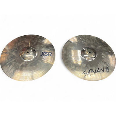 Used SABIAN 14in XSR Hi Hat Pair Cymbal