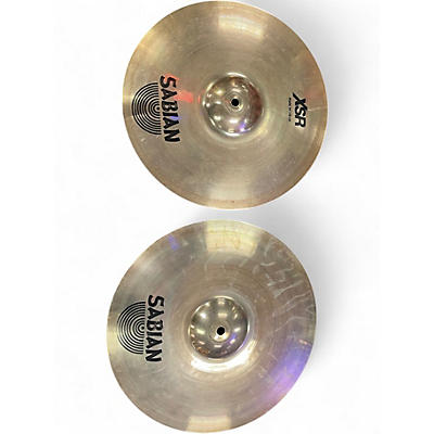 Used SABIAN 14in XSR Hi-Hats Cymbal