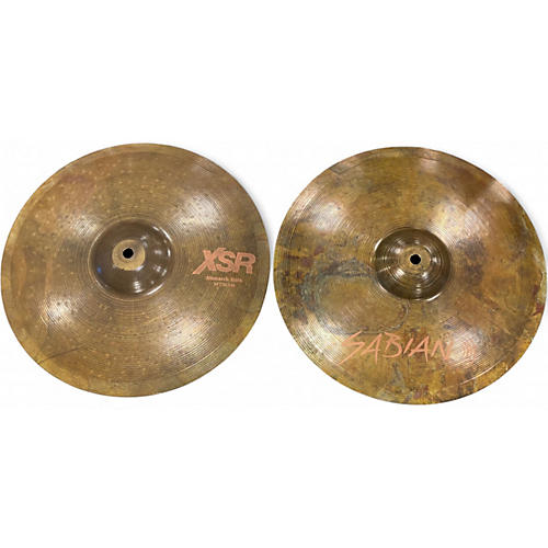 Used SABIAN 14in XSR Monarch Hi Hat Pair Cymbal 33