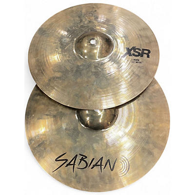 Used SABIAN 14in XSR PAIR Cymbal