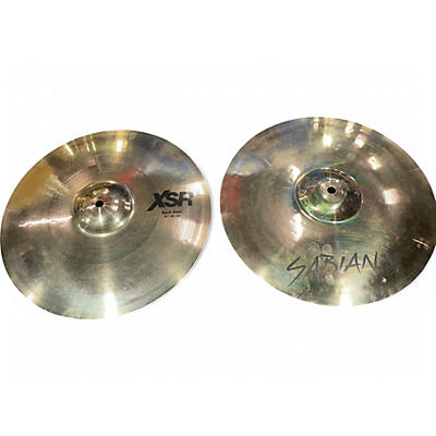 Used SABIAN 14in XSR ROCK HATS Cymbal