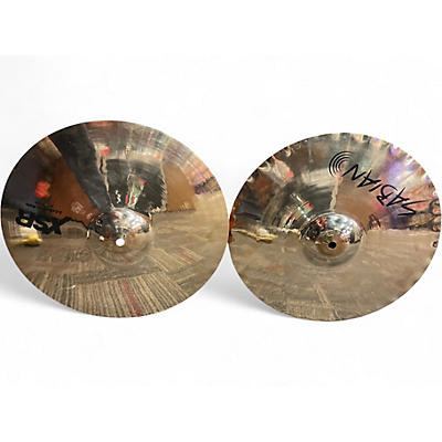 Used SABIAN 14in XSR XCELERATOR HI HAT PAIR Cymbal