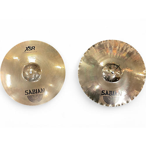 Used SABIAN 14in XSR XCELERATOR PAIR Cymbal 33
