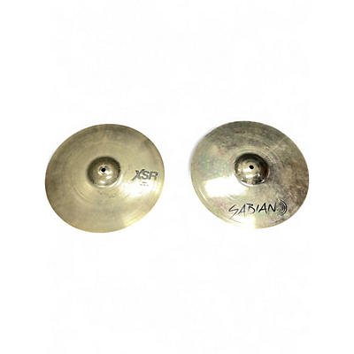 Used SABIAN 14in Xsr hi hat pair Cymbal