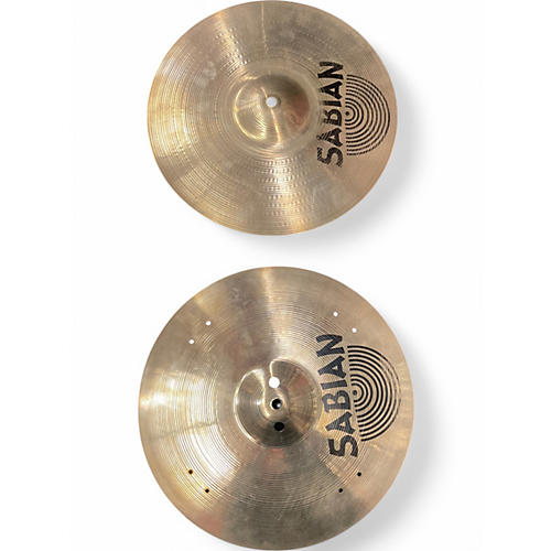 Used SABIAN 14in aa rock sizzle Cymbal 33