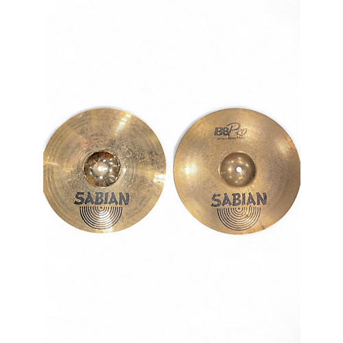 Used SABIAN 14in b8 pro rock hats Cymbal 33