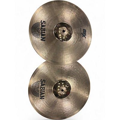 Used SABIAN 14in b8x hihat pair Cymbal
