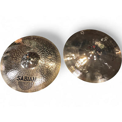 Used SABIAN 14in hhx evolution hi hat pair Cymbal