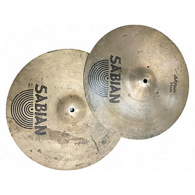 Used SABIAN 15in AA Rock Hi Hat Pair Cymbal