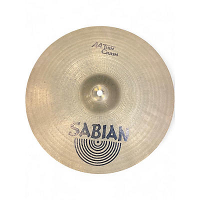 Used SABIAN 15in AA Thin Crash Cymbal