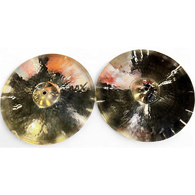 Used SABIAN 15in AAX HI HAT PAIR BRILLIANT Cymbal