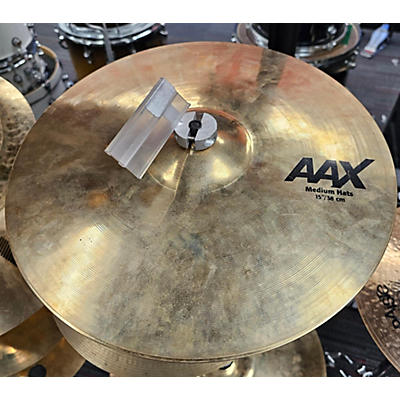 SABIAN Used SABIAN 15in AAX MEDIUM HI HAT PAIR Cymbal