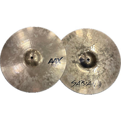 SABIAN Used SABIAN 15in AAX Medium Hi Hat Pair Cymbal