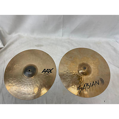 SABIAN Used SABIAN 15in AAX Medium Hi Hat Pair Cymbal