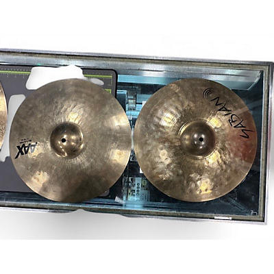 Used SABIAN 15in AAX Medium Hi-Hats Cymbal