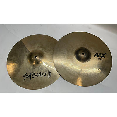 SABIAN Used SABIAN 15in AAX Thin HIHATS Cymbal