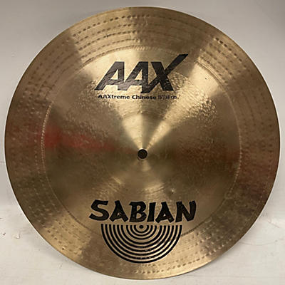 Sabian Used SABIAN 15in AAX Xtreme Chinese Brilliant Cymbal