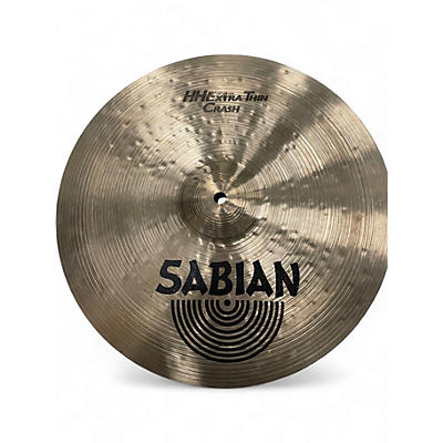 Used SABIAN 15in HHEXTRA THIN CRASH Cymbal