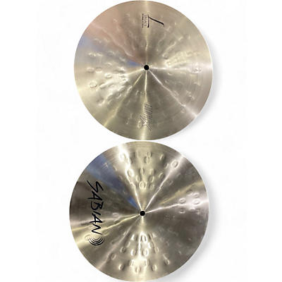 Used SABIAN 15in HHX Stage Hi Hat Pair Cymbal