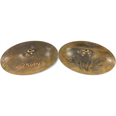 Used SABIAN 15in XSR Monarch Hi Hat Set Cymbal