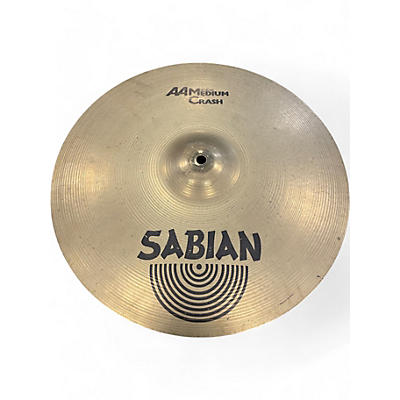 Used SABIAN 16in AA Medium Crash Cymbal