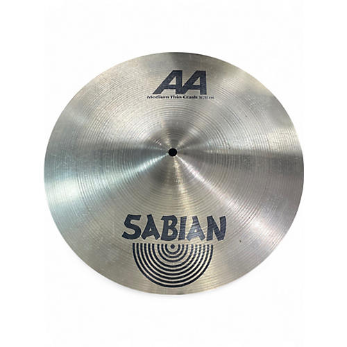 Used SABIAN 16in AA Medium Thin Crash Cymbal 36