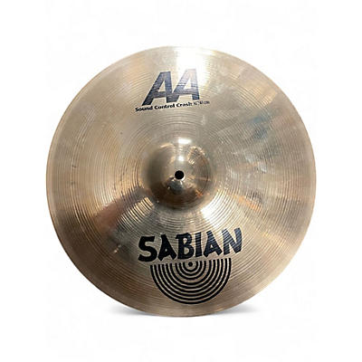 Used SABIAN 16in AA Medium Thin Crash Cymbal