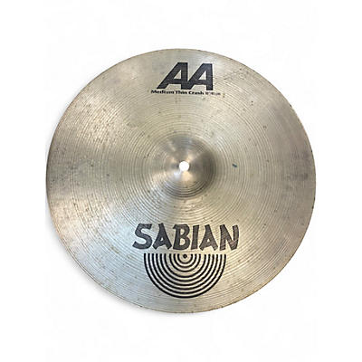Used SABIAN 16in AA Medium Thin Crash Cymbal