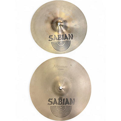 Used SABIAN 16in AA REGULAR 14" HI HAT PAIR Cymbal