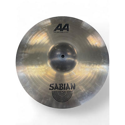 Used SABIAN 16in AA Raw Bell Crash Cymbal